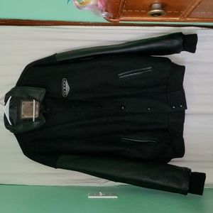 Vintage Saxon Leather Pontiac GTO Bomber Jacket